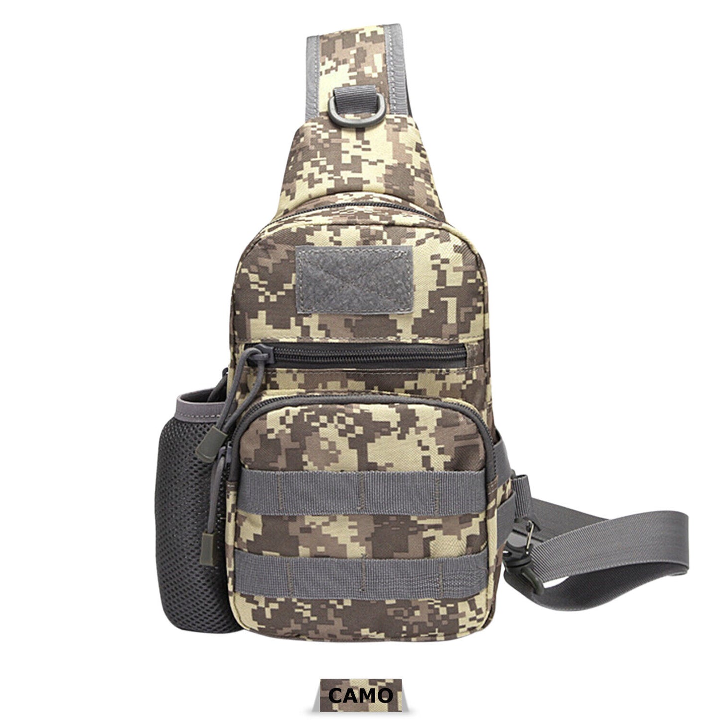Men Outdoor Tactical Backpack Shoulder Sling Bag Chest Pack Sport Travel Hiking