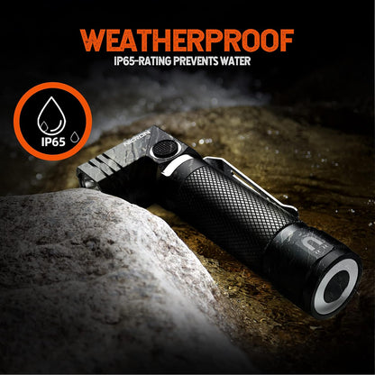 Flashlights,Rechargeable Magnetic Flashlight Super Bright 1000 Lumens 6 Modes Led Flashlight for Camping,Garage Work, 90°Twist EDC Pocket Tactical Flashlight IP65 Waterproof N9
