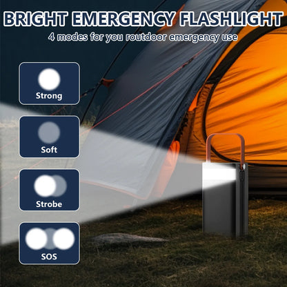 Finew Portable Charger 60000 Mah 120W Super Fast Charger Outdoor Camping Live Power Bank, Power Station LED Display External Battery Pack, Compatible with All Smartphones