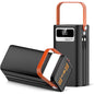 Finew Portable Charger 60000 Mah 120W Super Fast Charger Outdoor Camping Live Power Bank, Power Station LED Display External Battery Pack, Compatible with All Smartphones
