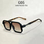 2024 Vintage Fashion Sun Protection Sunglasses for Men Square Shades Retro Flair Sunglasses Womens Trendy Shades Gafas De Sol