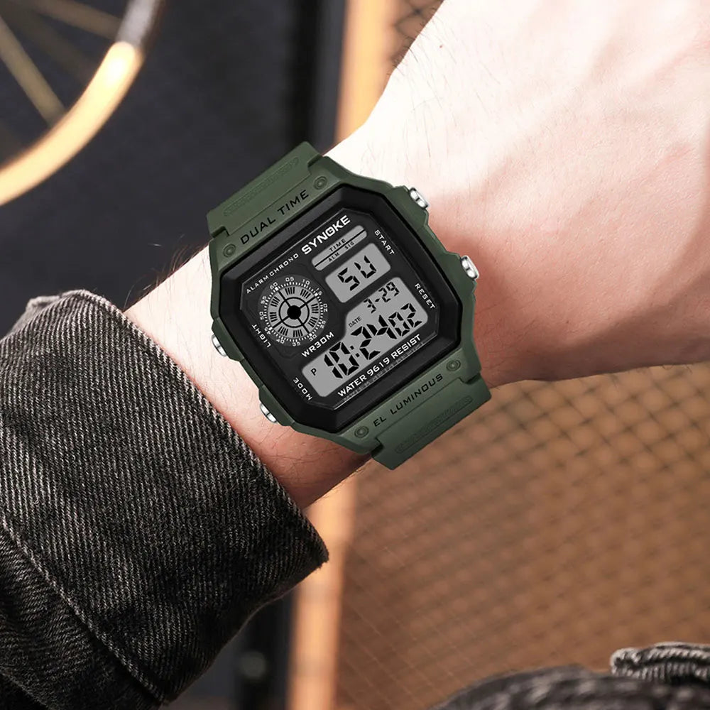 Outdoor Sport Watch Men  Brand Multifunction Watches Alarm Clock Chrono Waterproof Digital Watch Reloj Hombre