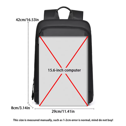 Men'S Waterproof Backpack Ultra-Lightweight Men'S Backpack Stylish Men'S Backpack 15.6-Inch Laptop Backpack