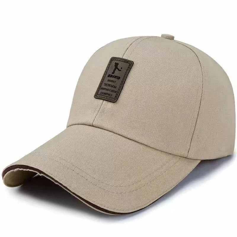 Spring, Summer, Autumn，Cotton Baseball Cap, Men, Autumn, Winter, Korean Version, Sports Sun Hat, Peaked Cap, Sunscreen, Sunhat