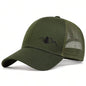 Unisex Casual Baseball Cap Sports Snapback Hat Mountain Embroidery Hip Hop Hats Summer Breathable Mesh Caps Gorras