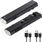 2Pack Rechargeable EDC Flashlight - Emergency One Click Strobe Mode, 1600 High Lumens Portable Pocket Light Mini Flashlight , Magnetic Small EDC Slim Flat Flashlight for Working Camping Repairing