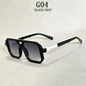 2024 Vintage Fashion Sun Protection Sunglasses for Men Square Shades Retro Flair Sunglasses Womens Trendy Shades Gafas De Sol