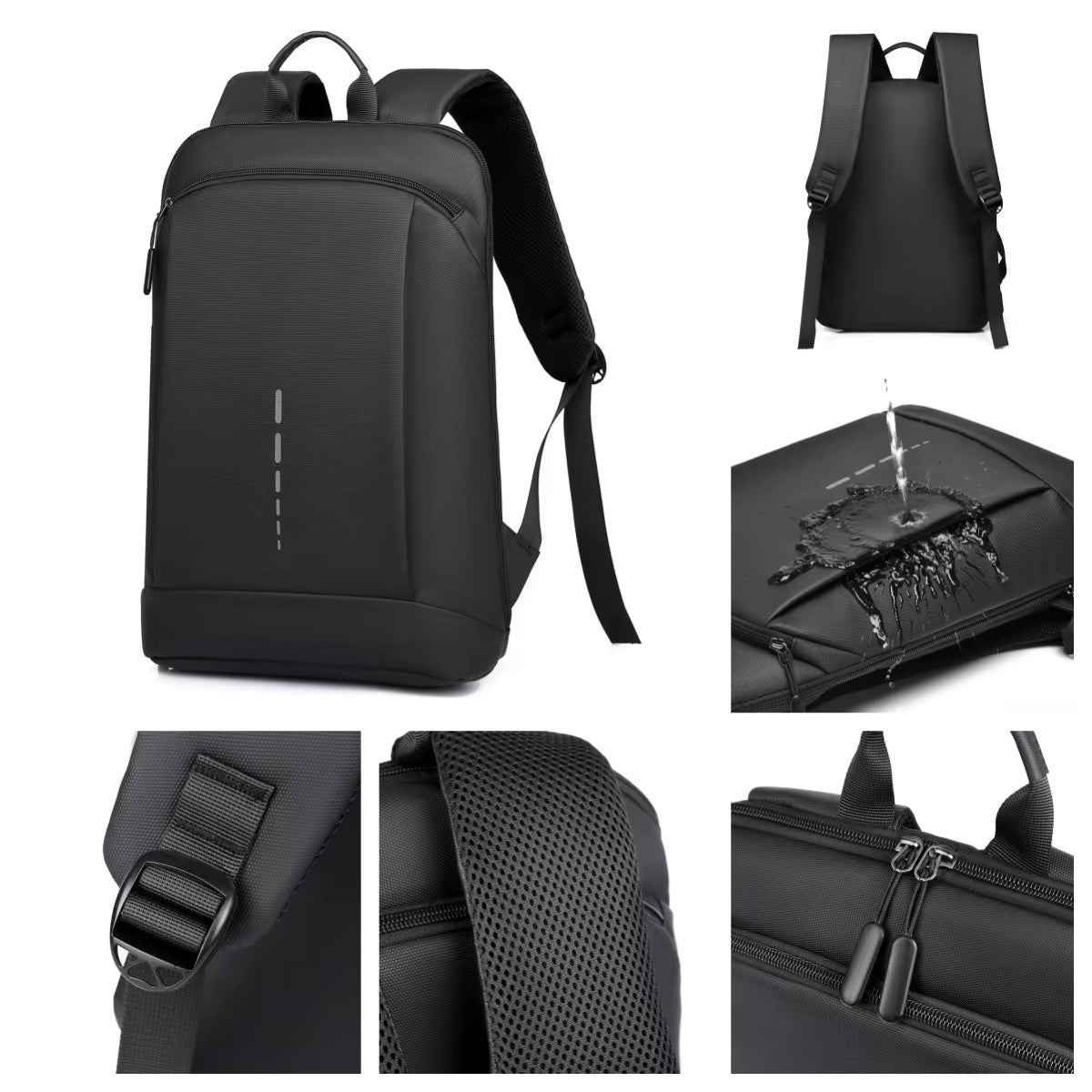 Men'S Waterproof Backpack Ultra-Lightweight Men'S Backpack Stylish Men'S Backpack 15.6-Inch Laptop Backpack